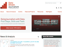 Tablet Screenshot of datadrivenjournalism.net